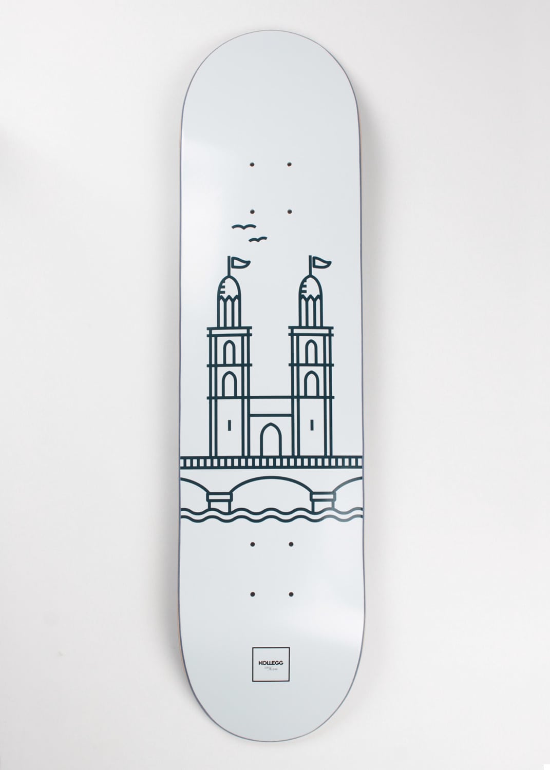 Weiss Grossmünster Skateboard