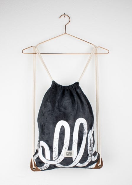 Tie Dye Denim Turnbeutel