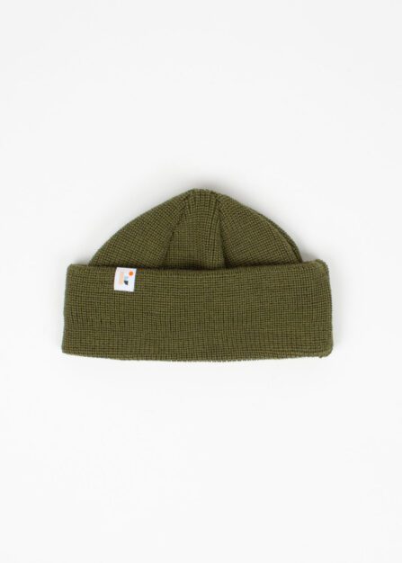 Beanie Low Moss Grün
